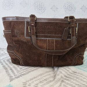 Coach Vintage Hampton Suede Gallery Tote